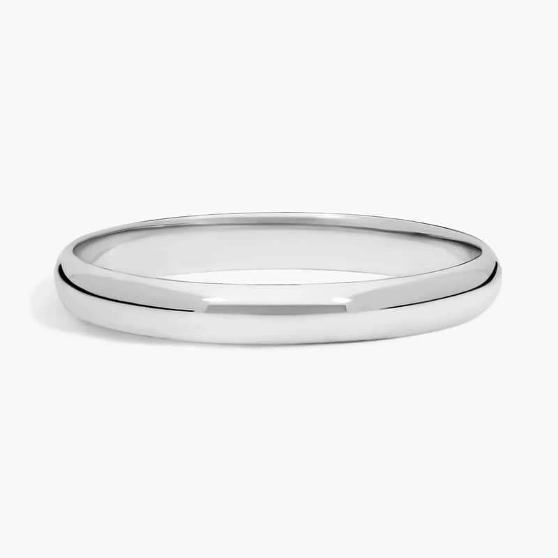 Classic Wedding Ring in 14k White Gold (3mm)