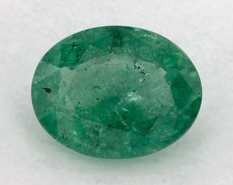 2.42 Carat Oval Natural Green Emerald